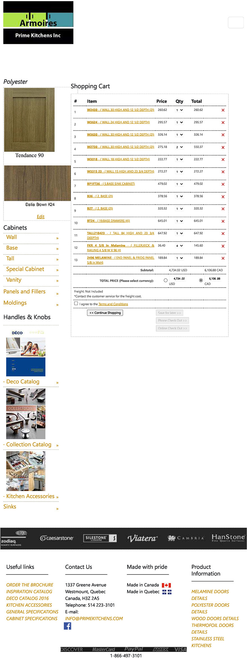 Polyester Kitchens Plan - Porte en Polyester